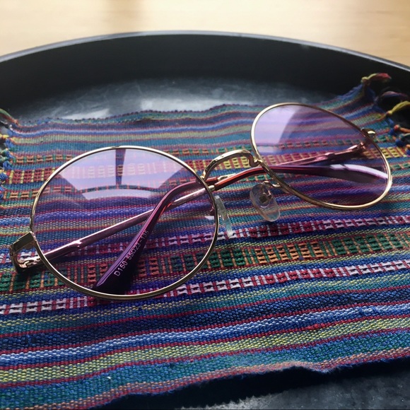 🟣 2/$10 Lot of 3 Sunglasses - Green, Blue, Purple - Picture 2 of 15